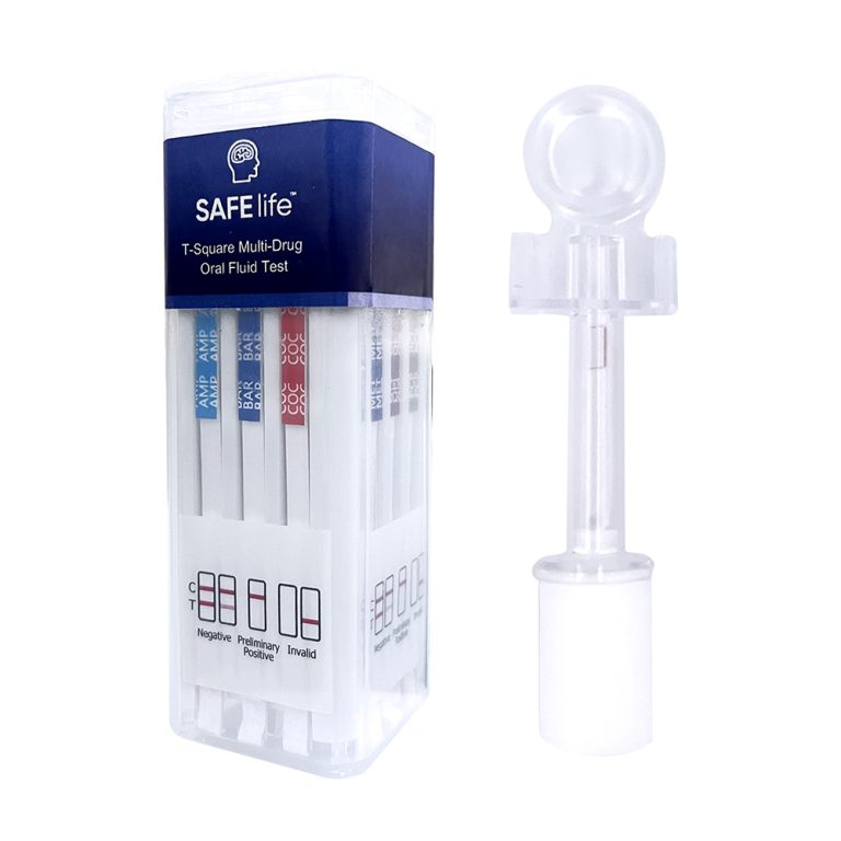 10-Panel SafeLife T-Square Multi-Drug Oral Fluid Saliva Test - Wondfo ...